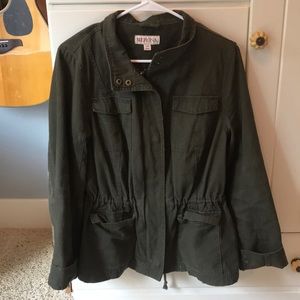 Green army jacket